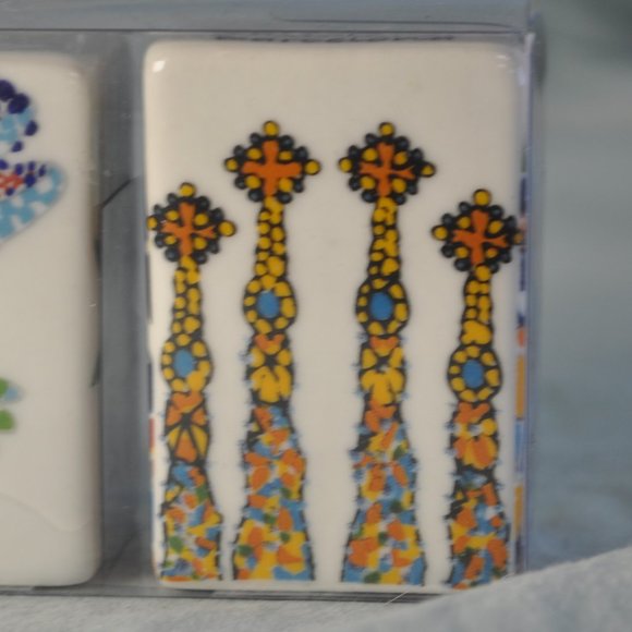 Antoni Gaudi barcelona mosaic salt & pepper shakers NIP (w1244) - Picture 4 of 8